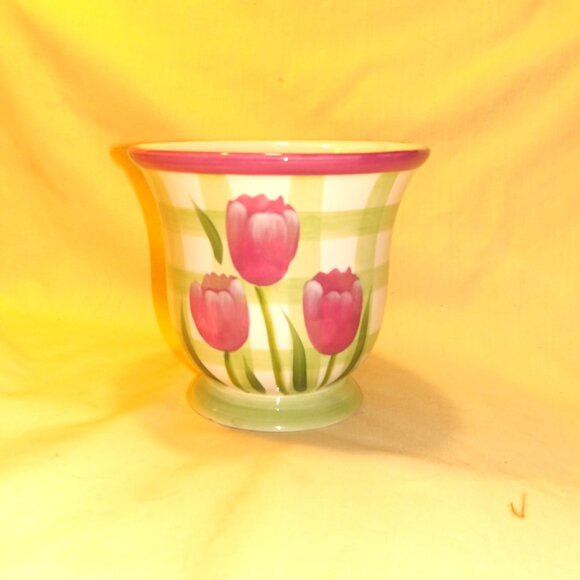 Cute / Sturdy ~~~ CATCH ALL Trinkett Holder / (Plant a Tulip) - Picture 1 of 1